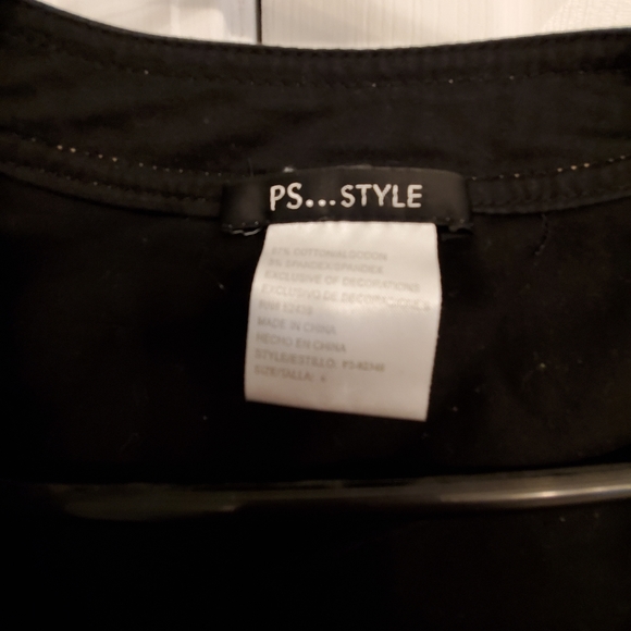 PS...Style Black Dress with Detailing Size 6 - Picture 2 of 10